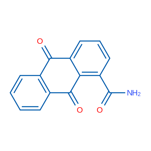 9,10-二氧-9,10-二氢蒽-1-甲酰胺 结构式