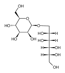 1-O-β-D-吡喃甘露糖基-D-甘露醇 结构式