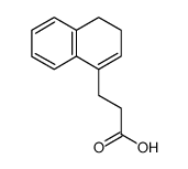 3-(3,4-二氢萘-1-基)丙酸 结构式