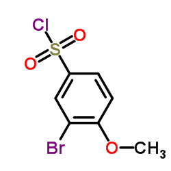 3-溴-4-甲氧基苯磺酰氯 结构式