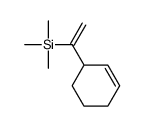 3-[1-(三甲基硅基)乙烯基]环己烯 结构式