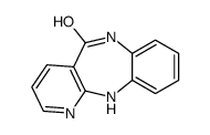 6,11-二氢-5H-吡啶并[2,3-b][1,5]苯并二氮杂卓-5-酮 结构式