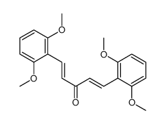 1,5-双(2,6-二甲氧基苯基)-1,4-戊二烯-3-酮 结构式