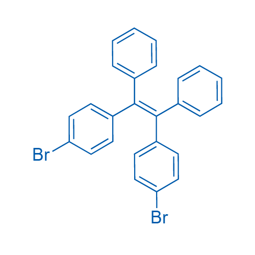 (Z)-1,2-双(4-溴苯基)-1,2-二苯乙烯 结构式