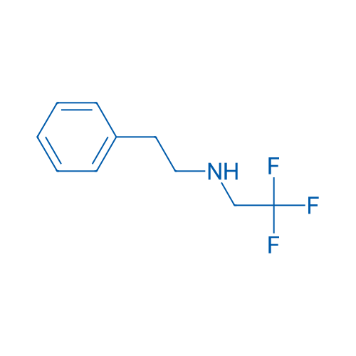 2,2,2-Trifluoro-N-(2-phenylethyl)ethanamine 结构式