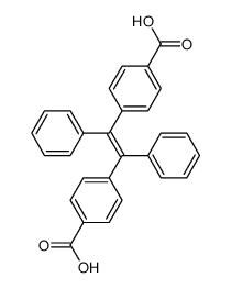 1,2-二(4-羧基苯)-1,2-二苯乙烯 结构式