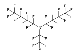 1-Butanamine, 1,1,2,2,3,3,4,4,4-nonafluoro-N-(1,1,2,2,3,3,4,4,4-nonafluorobutyl)-N-(1,1,2,2,2-pentafluoroethyl)- 结构式