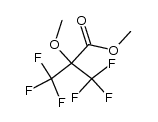 Propanoic acid, 3,3,3-trifluoro-2-methoxy-2-(trifluoromethyl)-, methyl ester 结构式