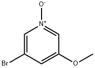 3-溴-5-甲氧基吡啶氮氧化物 结构式