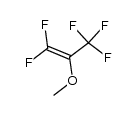 1,1,3,3,3-五氟-2-甲氧基-1-丙烯 结构式