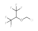 2-(氯甲氧基)-1,1,1,3,3,3-六氟丙烷 结构式