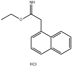 2-(萘-1-基)乙亚氨酸乙酯盐酸盐 结构式