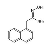 N-羟基-2-(萘-1-基)乙脒 结构式