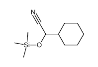(αR)-α-[(三甲基硅基)氧基]环己烷乙腈 结构式