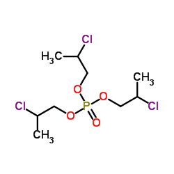 三(2-氯丙基)磷酸酯 结构式