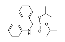 N-[di(propan-2-yloxy)phosphoryl-phenylmethyl]aniline 结构式