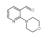 2-吗啉基吡啶-3-甲醛 结构式