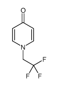 1-(2,2,2-三氟乙基)-4(1H)-吡啶酮 结构式