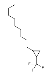 1-Nonyl-3-(trifluoromethyl)cycloprop-1-ene 结构式