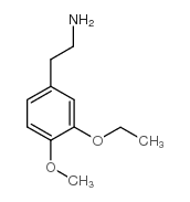 3-乙氧基-4-甲氧基苯乙胺 结构式