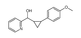 2-Pyridinemethanol, α-[2-(4-methoxyphenyl)cyclopropyl]- 结构式