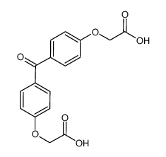 2,2'-[羰基双(4,1-亚苯基氧基)]二乙酸 结构式