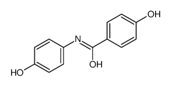 4-羟基-N-(4-羟基苯基)苯甲酰胺 结构式