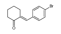 (E)-2-(4-溴亚苄基)环己酮 结构式