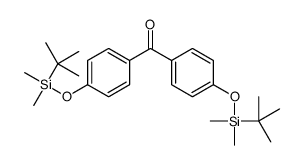 Methanone, bis[4-[[(1,1-dimethylethyl)dimethylsilyl]oxy]phenyl]- 结构式