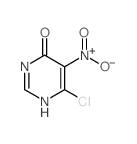6-氯-5-硝基-4(1H)-嘧啶酮 结构式