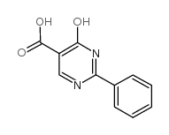4-羟基-2-苯基嘧啶-5-羧酸 结构式