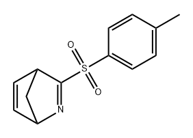 2-氮杂双环[2.2.1]庚-2,5-二烯-3-对甲苯磺酰基 结构式