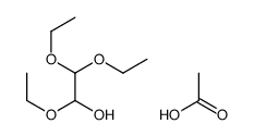 Ethanol, 1,2,2-triethoxy-, 1-acetate 结构式
