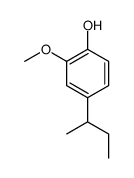 2-甲氧基-4-(1-甲基丙基)苯酚 结构式