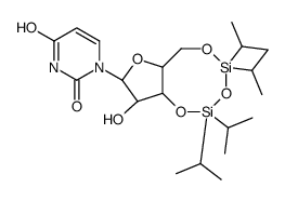 3',5'-O-(1,1,3,3-四异丙基-1,3-二硅氧烷)尿苷 结构式