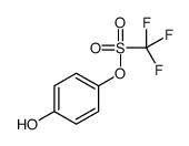 甲烷磺酸,三氟-,4-羟基苯基酯 结构式