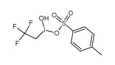 羟基(4-甲基苯磺酸根合-κO)(2,2,2-三氟乙基)碘 结构式