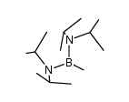 Boranediamine, 1-methyl-N,N,N',N'-tetrakis(1-methylethyl)- (9CI) 结构式