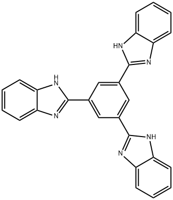 1,3,5-三(1H-苯并[D]咪唑-2-基)苯 结构式