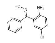 2-氨基-5-氯二苯酮肟 结构式