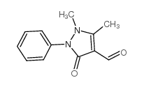 4-安替比林甲醛 结构式