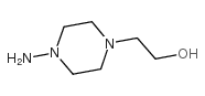 1-氨基-4-(2-羟乙基)哌嗪 结构式