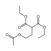 2-(2-乙酰氧基乙基)丙二酸二乙酯 结构式