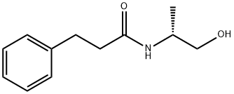 Benzenepropanamide, N-[(1R)-2-hydroxy-1-methylethyl]- 结构式