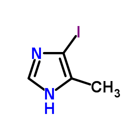 5(4)-碘-4(5)-甲基-咪唑 结构式