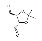 2,2-二甲基-1,3-二氧戊环-4,5-二甲醛 结构式