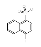 4-氟萘-1-磺酰氯 结构式