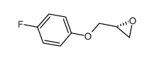 (R)-2-((4-氟苯氧基)甲基)环氧乙烷 结构式