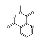 3-氯甲酰基吡啶-2-羧酸甲酯 结构式