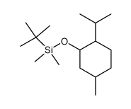 Cyclohexane, 2-[[(1,1-dimethylethyl)dimethylsilyl]oxy]-4-methyl-1-(1-methylethyl)- 结构式